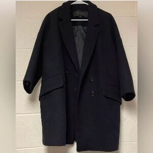 ‼️ Coach Oversized Black Wool Coat Jacket